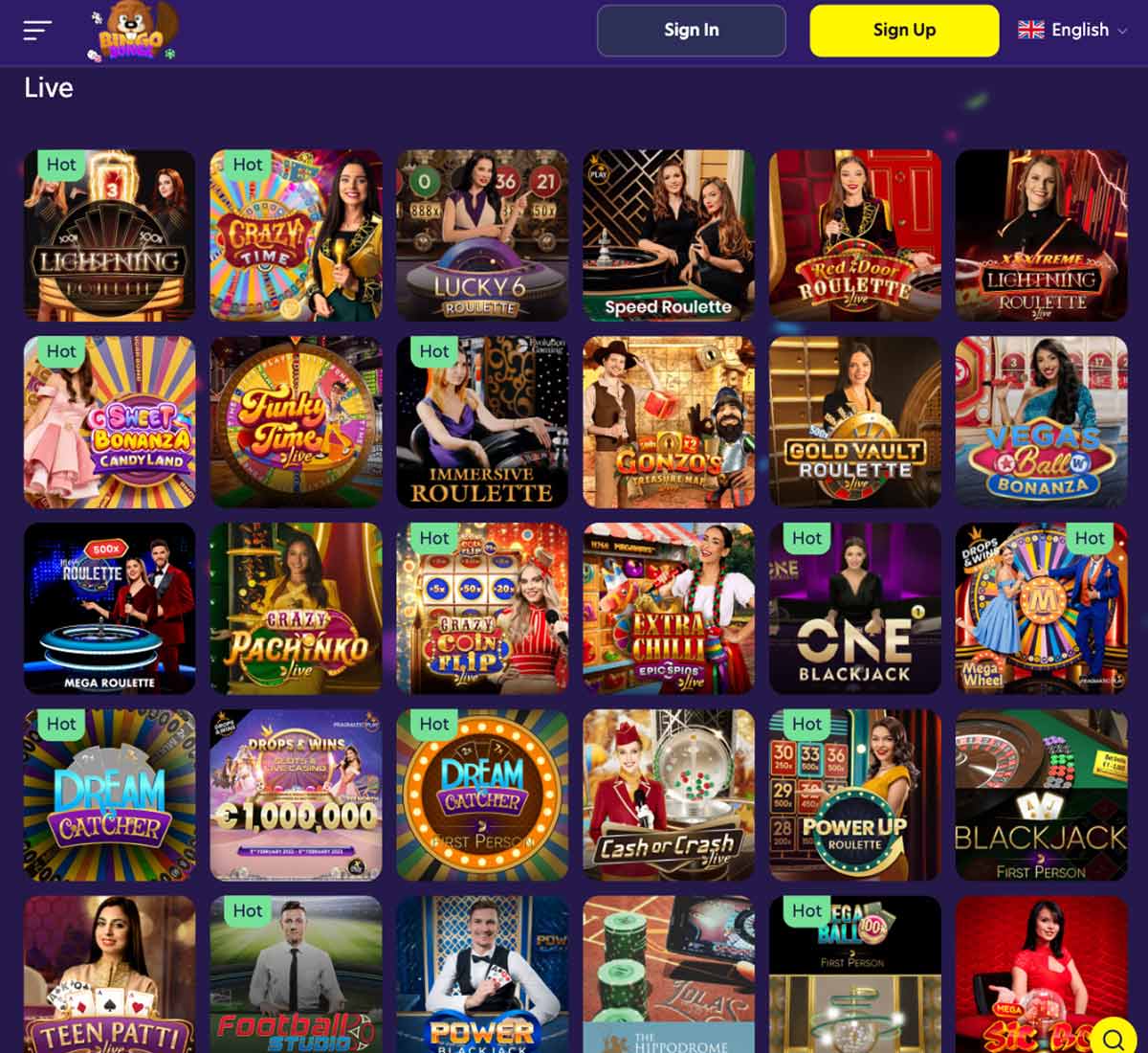 BingoBonga-casino-live-casino-games-collection-review