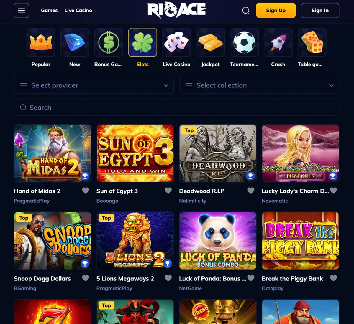 Rioace-casino-slots-variety-review